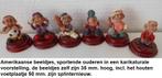 set miniatuur beeldjes uit Amerika, sportende ouderen 5 cm, Ophalen of Verzenden, Nieuw, Mens