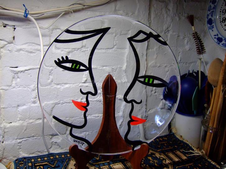 Kosta Boda Glazen Schaal Open Minds 37,5cm, Antiek en Kunst, Kunst | Designobjecten, Ophalen of Verzenden