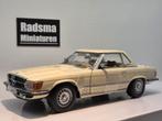 Mercedes-Benz 350 SL Hardtop - 1977 Beige - 1:18 Sun Star, Hobby en Vrije tijd, Modelauto's | 1:18, Auto, Nieuw, Ophalen of Verzenden