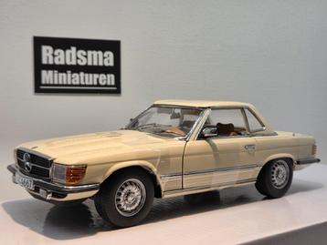 Mercedes-Benz 350 SL Hardtop - 1977 Beige - 1:18 Sun Star beschikbaar voor biedingen