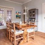 Eettafel plus 6 stoelen, Ophalen, Gebruikt, Rechthoekig, 50 tot 100 cm