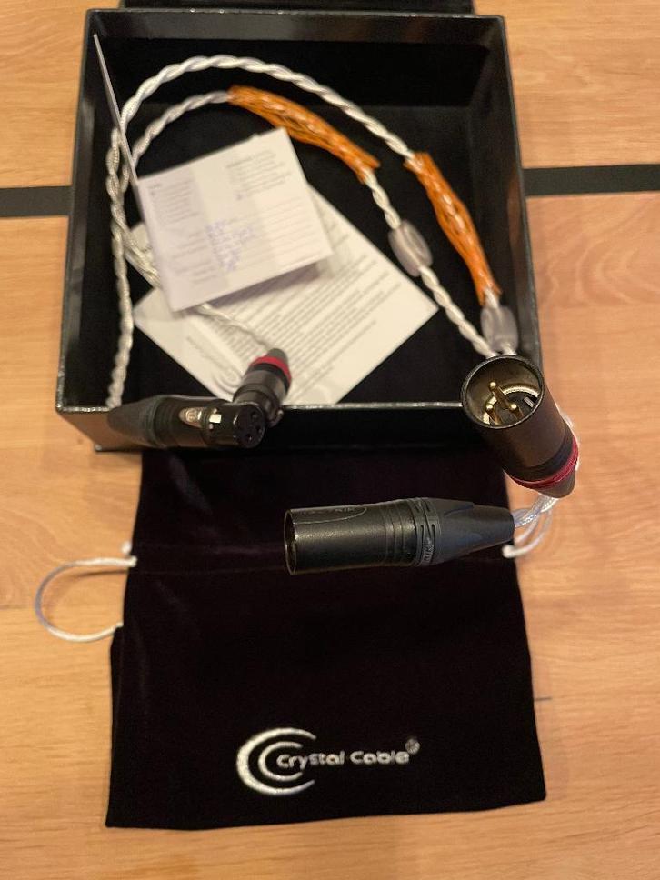 Crystal Cable Ultra Diamond xlr interlink, Audio, Tv en Foto, Audiokabels en Televisiekabels, Zo goed als nieuw, Interlink-kabel