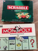 Scrabble en Monopoly  gezelschapsspelien, Hobby en Vrije tijd, Gezelschapsspellen | Bordspellen, Ophalen of Verzenden, Zo goed als nieuw