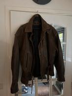 Bruine leren jas XL - Leershop 2000, Kleding | Dames, Ophalen of Verzenden, Gedragen, Bruin