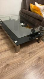 Glazen salontafel, Ophalen, Gebruikt, 100 tot 150 cm, 50 tot 100 cm
