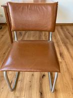 Buisstoelen bruin (nep)leer, Huis en Inrichting, Ophalen, Gebruikt, Bruin, Leer