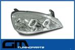 # Angel eyes koplampen opel corsa C led # chrome uitvoering, -, -, Opel, Nieuw