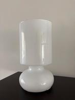 IKEA Lykta vintage mushroom glas lamp opaalglas, Huis en Inrichting, Lampen | Tafellampen, Vintage, minimalistisch, Gebruikt, Ophalen of Verzenden