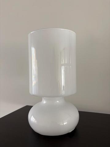 IKEA Lykta vintage mushroom glas lamp opaalglas beschikbaar voor biedingen