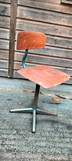 Vintage Houten Stoel, Huis en Inrichting, Ophalen, Gebruikt, Bruin, Vintage