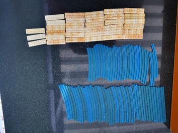 Partij geleider LEGO 12V Treinrails Blauw jaren 70 beschikbaar voor biedingen
