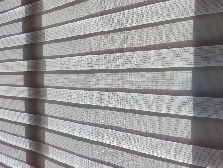 Duo rolgordijn gebroken wit, Huis en Inrichting, Stoffering | Gordijnen en Lamellen, Gebruikt, 150 tot 200 cm, 150 tot 200 cm