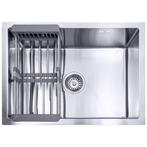 Spoelbak droogrek | Wasbak | Gootsteen | 59x44x20cm | Zilver, Huis en Inrichting, Keuken | Keukenelementen, Overige kleuren, 25 tot 50 cm