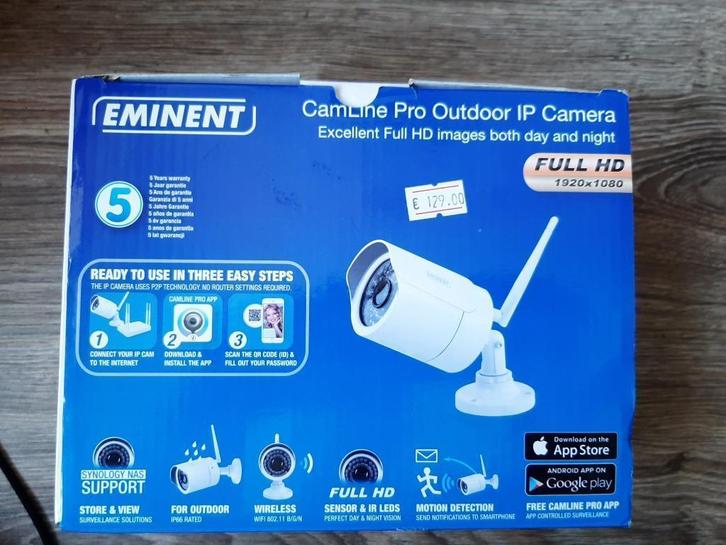 Eminent Outdoor IP camera full hd em 6350, Audio, Tv en Foto, Videobewaking, Nieuw, Ophalen