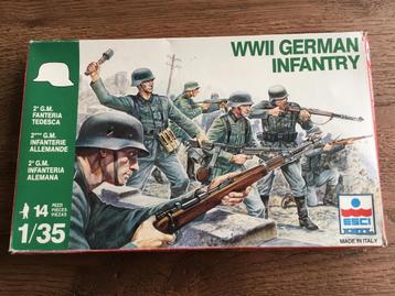 Esci WWII Duitse Infanterie 1/35 beschikbaar voor biedingen