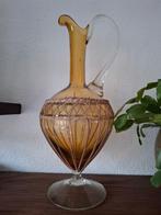 Vintage Italiaanse wijnfles karaf, Antiek en Kunst, Antiek | Glas en Kristal, Ophalen of Verzenden
