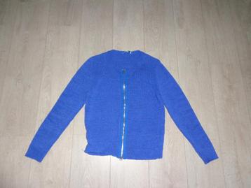 blauwe damesvest van Les Copines, maat M beschikbaar voor biedingen