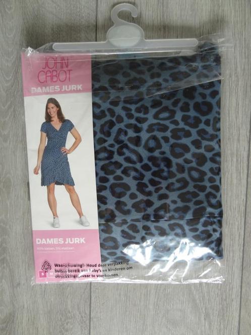 NIEUW! Dames Jurk Maat S Blauw Panterprint >Snelle Verzendin, Kleding | Dames, Jurken, Nieuw, Maat 36 (S), Blauw, Boven de knie