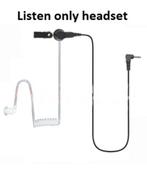 Kenwood Baofeng Motorola Listen only headset | NIEUW, Minder dan 2 km, Nieuw, Ophalen of Verzenden, Handsfree-functie