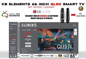 KB ELEMENTS 65 INCH QLED SMART TV beschikbaar voor biedingen
