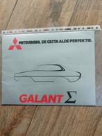 Mitsubishi Galant Sigma Brochure - 1979, Ophalen of Verzenden, Gelezen, Mitsubishi