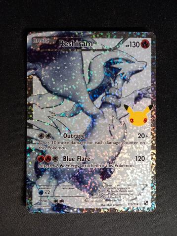 Pokemon Reshiram Celebrations Classic Collection NM beschikbaar voor biedingen