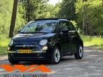 Fiat 500 Cabrio 0.9 TwinAir Turbo Lounge, 86 pk, Euro 6, Leder en Stof, Zwart