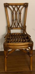 Bruine faux bamboo kinderstoel leuk bij porseleinen pop, Ophalen