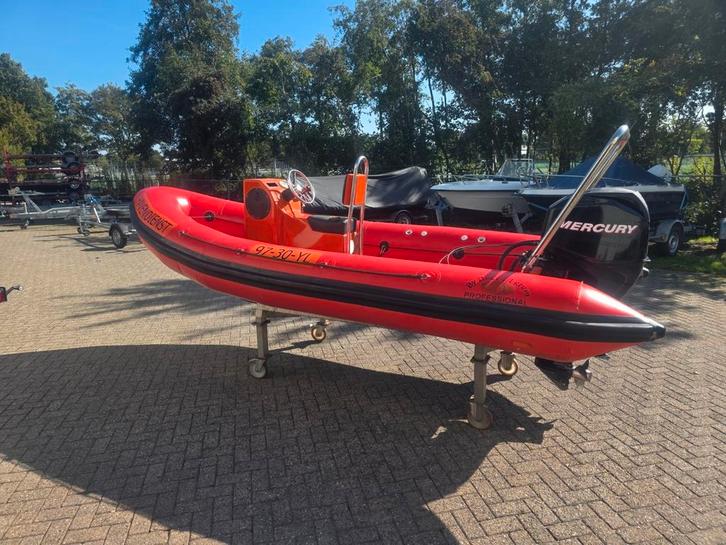 Prof. Vortex 500 hypalon Rib 50pk Mercury EFI 2008, Watersport en Boten, Rubberboten, Zo goed als nieuw, Overige merken, Overige materialen