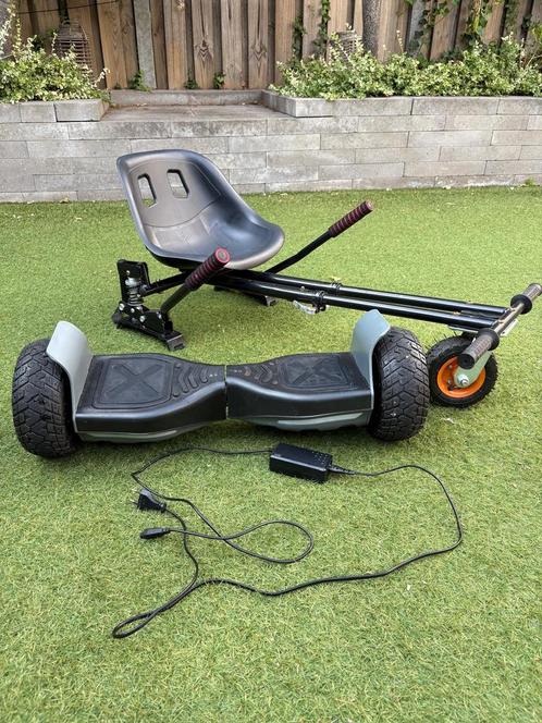 Hoverboard offroad met bluetooth speakers, lampjes en zitje, Kinderen en Baby's, Speelgoed | Buiten | Accuvoertuigen, Zo goed als nieuw