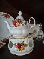 Theepot met theelicht - Royal Albert - OC Roses, Ophalen of Verzenden