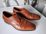Hugo boss cognac nette veterschoenen heren schoenen 40 / 7, Bruin, Ophalen of Verzenden, Zo goed als nieuw, Hugo Boss