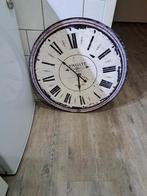 Te koop houten klok, Huis en Inrichting, Woonaccessoires | Klokken, Ophalen of Verzenden, Wandklok