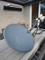 Satelliet schotel met dubbele quad lnb, Audio, Tv en Foto, Schotelantennes, Ophalen, Gebruikt, (Schotel)antenne, Overige merken