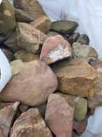 Big Bag Natuursteen - Zandsteen Keien, Tuin en Terras, Grind, Keien en Split, Ophalen, Gebruikt, Zandsteen, Bruin