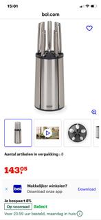 Josepn messenblok, Ophalen of Verzenden, Zo goed als nieuw, Rvs of Chroom