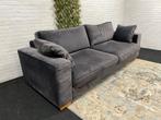 3 zits velvet loungebank - Gereinigd - Levering mogelijk, Ophalen, Zo goed als nieuw