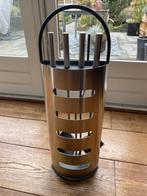 haardset, Huis en Inrichting, Ophalen, Zo goed als nieuw, Vrijstaande haard, Houthaard