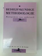 A.C.J. de Leeuw - Bedrijfskundige methodologie, Ophalen of Verzenden, Zo goed als nieuw, A.C.J. de Leeuw