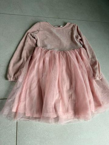 Roze H&M Jurk met Tule - Maat 134/140 beschikbaar voor biedingen