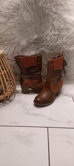 s' Oliver patchwork laarzen maat 38 zo goed als nieuw., Kleding | Dames, Ophalen of Verzenden, Zo goed als nieuw, Bruin, Hoge laarzen