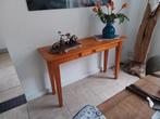 GRENEN SIDE TABLE VINTAGE DOORLEEFD., Huis en Inrichting, Tafels | Sidetables, Ophalen, Gebruikt, 100 tot 150 cm, 25 tot 50 cm