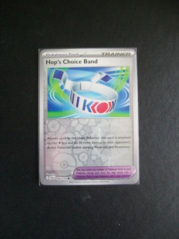 4238 Nieuwe Pokemon Kaart Holofoil Trainer HOP's CHOICE BAND beschikbaar voor biedingen