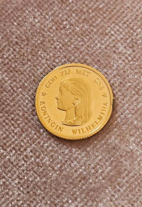 14k gouden munt, Postzegels en Munten, Munten | Nederland, Vóór koninkrijk, Goud, Zilver, Ophalen of Verzenden