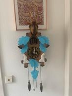 Bruin/blauwe Koekoeksklok met vogel Quartz gewild, Ophalen
