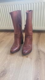 Cognac kleurige halfhoge laarzen maat 39, Kleding | Dames, Schoenen, Ophalen of Verzenden, Zo goed als nieuw, Bruin