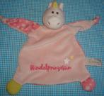 MY FIRST NICI knuffeldoekje Eenhoorn roze Windelprinzessin, Ophalen of Verzenden, Zo goed als nieuw, Overige typen