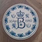 Bord ter gelegenheid van troon bestijging koniging beatrix, Ophalen