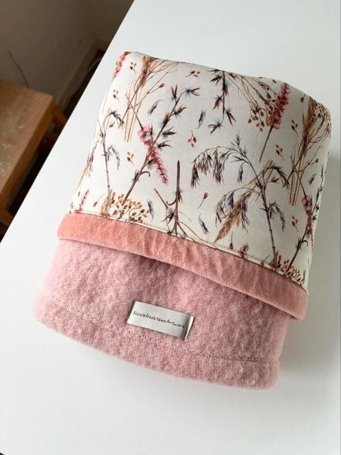 Wieg deken / kinderwagen deken, upcycled vintage wol print, Kinderen en Baby's, Dekens, Slaapzakjes en Inbakerproducten, Nieuw
