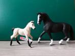 Schleich Hannover paarden merrie en veulen, Ophalen of Verzenden, Zo goed als nieuw, Paard, Beeldje of Figuurtje